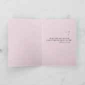 Zwarte paardenbloem geloof inspiratie kaart (Binnen)