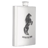 Zwarte Paardenkolf met aangepaste tekst Flacon (Rechts)