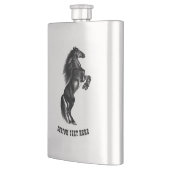 Zwarte Paardenkolf met aangepaste tekst Flacon (Links)