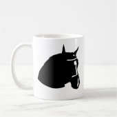 zwarte paardenkop koffiemok (Links)