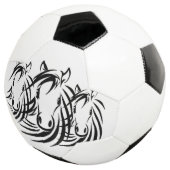 Zwarte Paardenkoppen Voetbal (Drie kwart)