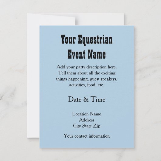 zwarte paardenpestjes met kwartsverf in sneeuw kaart (Achterkant)