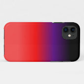 Zwarte, Paarse en rode gradiënt Case-Mate iPhone Case (Achterkant (horizontaal))