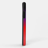 Zwarte, Paarse en rode gradiënt Case-Mate iPhone Case (Achterkant/rechts)