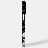 ZWARTE PAARSE GREEN GOLD MARDI GRAS PUPPY DOG Case-Mate iPhone CASE (Achterkant / Rechts)