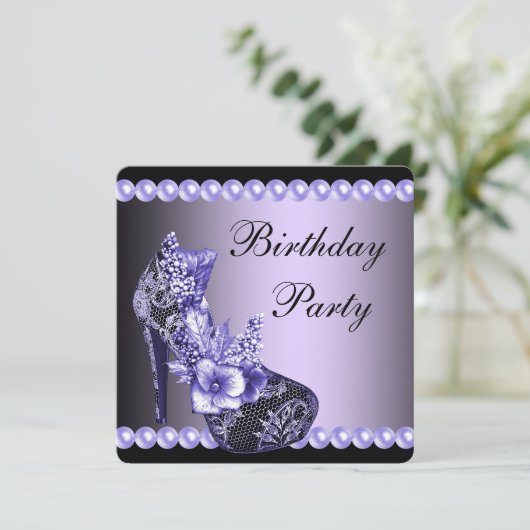 Zwarte Paarse hitteschokken op hoge hoogte Kaart (Staand voorkant)