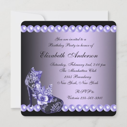 Zwarte Paarse hitteschokken op hoge hoogte Kaart (Achterkant)