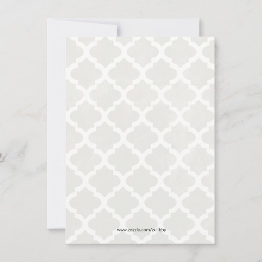 Zwarte & Paarse Lingerie Bruids Douche Uitnodiging (Achterkant)