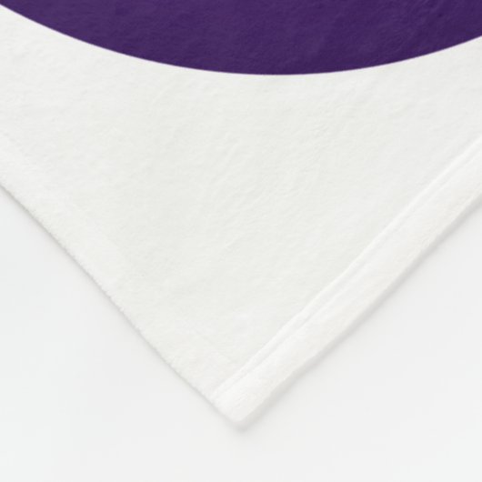 Zwarte paarse meisjes volleybal sportkamer decor fleece deken (Hoek)