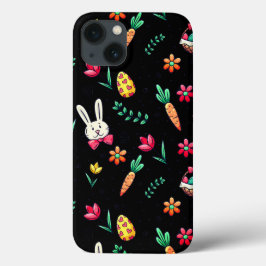 Zwarte Paashoes-patroontas Case-Mate iPhone Case