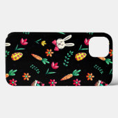 Zwarte Paashoes-patroontas Case-Mate iPhone Case (Achterkant (horizontaal))