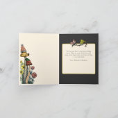 Zwarte paddenstoel Kikker en dikke kerst Feestdagen Kaart (Binnen)