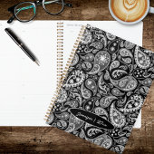 Zwarte Paisley Planner