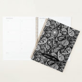 Zwarte Paisley Planner (Display)