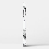 Zwarte palmbladeren:  naadloos. Case-Mate iPhone case (Achterkant / Links)
