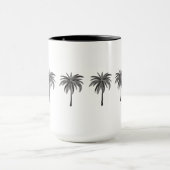 Zwarte palmbomen Combo Mok (Midden)