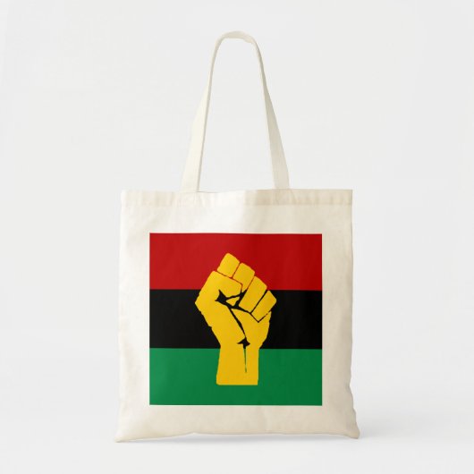 Zwarte Pan Afrikaanse vlag Tote Bag (Voorkant)