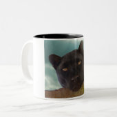 zwarte panter3 tweekleurige koffiemok (Voorkant links)