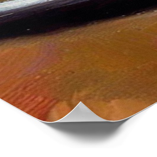 Zwarte panter (12) Wilde kat Poster (Hoek)