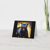 Zwarte panter (3) Wilde kat Kaart (Voorkant)