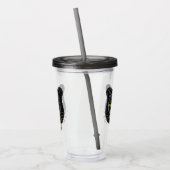 Zwarte Panter Acryl Drinkbeker (Links)