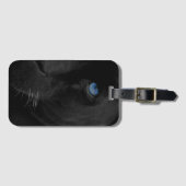 Zwarte panter bagagelabel (Voorkant (horizontaal))