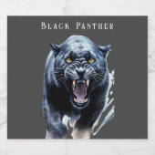 Zwarte Panter  Bier Etiket (Enkel label)