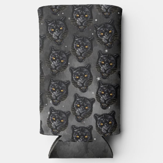 Zwarte Panter Blikje Koeler (Voorkant)