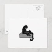zwarte panter briefkaart (Voorkant / Achterkant)