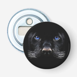 Zwarte Panter Button Flesopener
