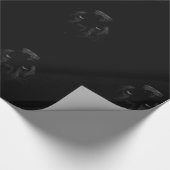 Zwarte panter cadeaupapier (Hoek)