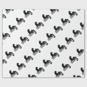 zwarte panter cadeaupapier (Vlak)