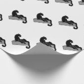 zwarte panter cadeaupapier (Hoek)