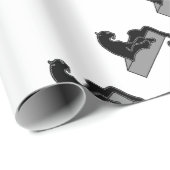 zwarte panter cadeaupapier (Rol Hoek)