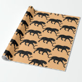 zwarte panter cadeaupapier (Uitgerold)