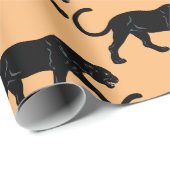 zwarte panter cadeaupapier (Rol Hoek)