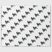 zwarte panter cadeaupapier (Vlak)