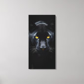 Zwarte Panter Canvas Afdruk (Voorkant)