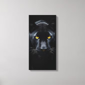 Zwarte Panter Canvas Afdruk (Voorkant)