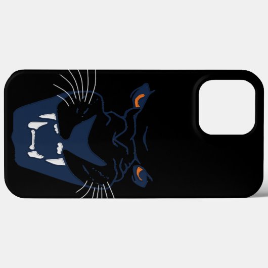 Zwarte panter Case-Mate iPhone case (Achterkant (horizontaal))