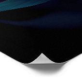 Zwarte panter Cougar kat wildlife oerwoud dier Poster (Hoek)