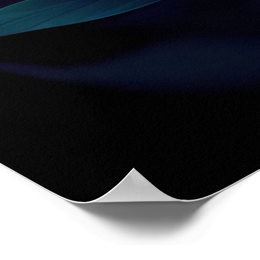 Zwarte panter Cougar kat wildlife oerwoud dier Poster (Hoek)