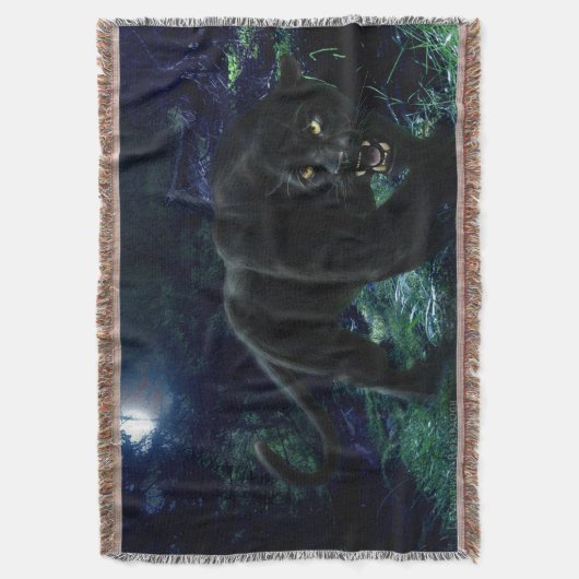 Zwarte panter deken (Voorkant Verticaal)
