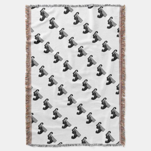 zwarte panter deken (Voorkant Verticaal)