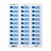 Zwarte panter etiket (Full Sheet)