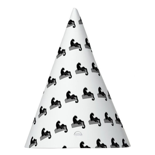 zwarte panter feesthoedjes (Rechts)