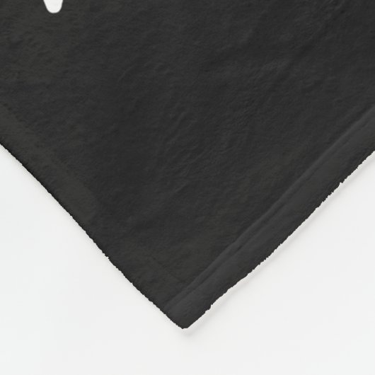 Zwarte panter fleece deken (Hoek)