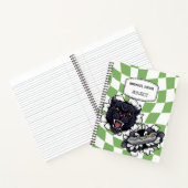 Zwarte Panter Gamer Die Een Videogame Controller V Notitieboek (Binnen)