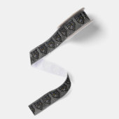 Zwarte Panter Grosgrain Lint (Achterkant)