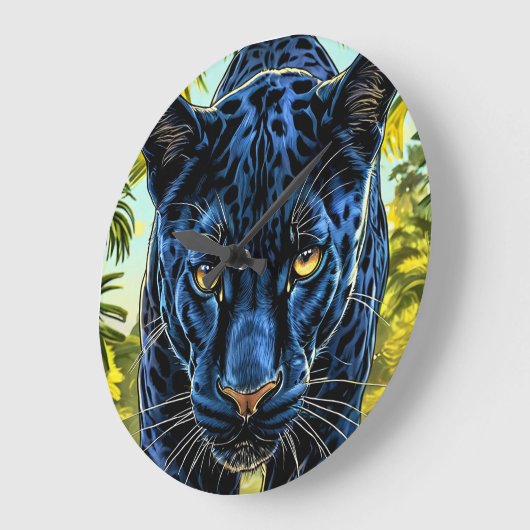 Zwarte panter grote klok (Hoek)